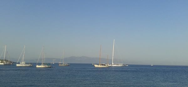 Yachts at Anchor, Paxos