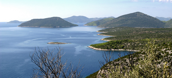 Coastline from Split to Dubrovnik