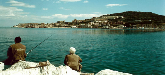 Local Fishermen, overlooking Gaeta