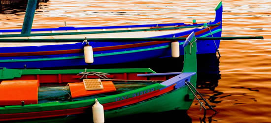 Colourful Fishing Boats