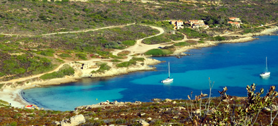 Small bay near Calvi, Corsica