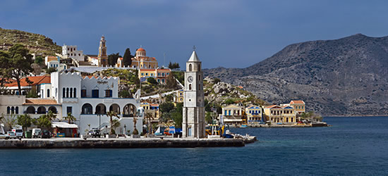 The Entrance to Symi Harbour