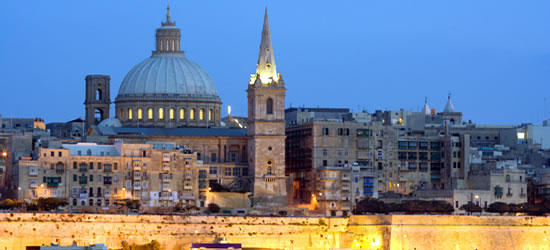 Valletta at Dusk, Malta