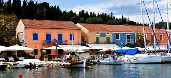 Fiscardo Harbour, Kefalonia Ionian Sea