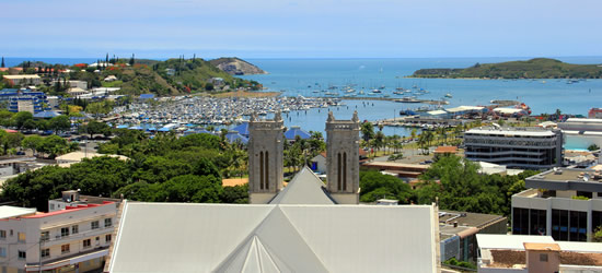 Panoramic view of Noumea, New Caledonia
