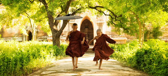 Young Buddhist Monks, Myanmar