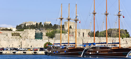 The Scenic Harbour of Rhodes