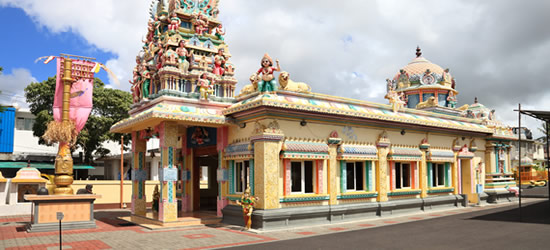 Colourful Hindu Temple, Mauritius