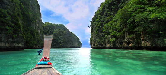 Long-Tailed Wooden Boat, Thailand