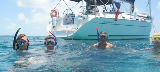 Henrik Rossen & Family from Denmark, Sailing from Cienfuegos, Cuba - July 2008
